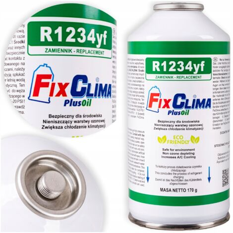 Gaz pour recharger la climatisation de voiture R1234yf 170 g