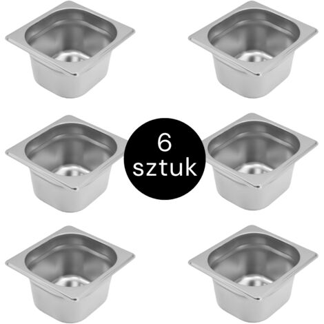 Conteneur GN Mega-M 1/6 176x162x100 (lot de 6) N