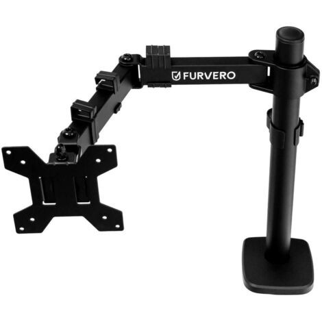 Support de moniteur FURVERO HK004, 1 bras articulé, noir N