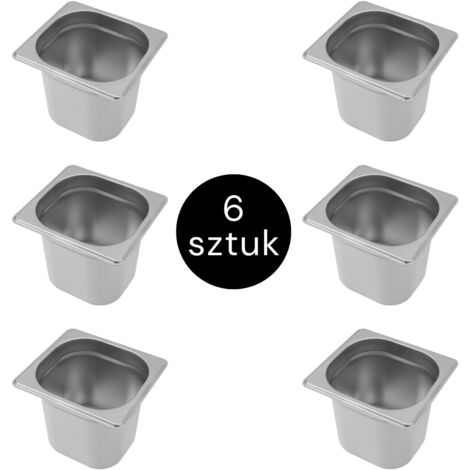 Conteneur GN Mega-M 1/6 176x162x150 (lot de 6) N