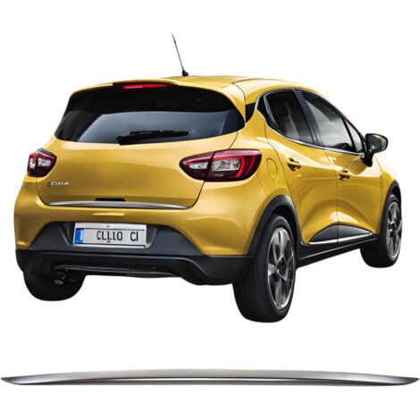Garniture de hayon, acier inoxydable, chromée, Renault Clio 4 HB 2012-