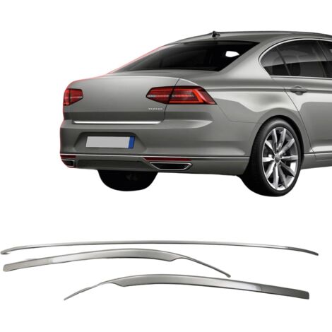 Baguettes de pare-chocs chromées pour Volkswagen Passat B8 Berline 4 portes de 2015 à 2019
