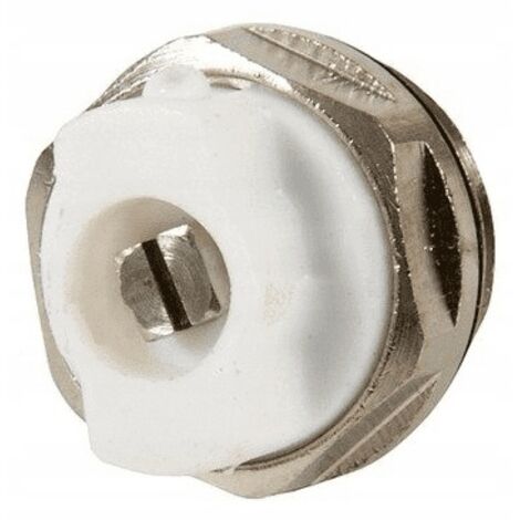 Purgeur d'air de radiateur manuel 1/2 tournevis blanc