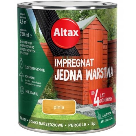 Imprégnation une couche pour bois et béton pin 0,75 l (1/5)
