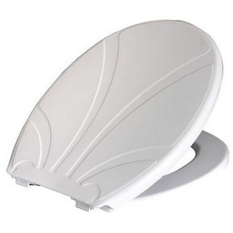 Abattant de toilette universel Lotos, blanc (1/2)