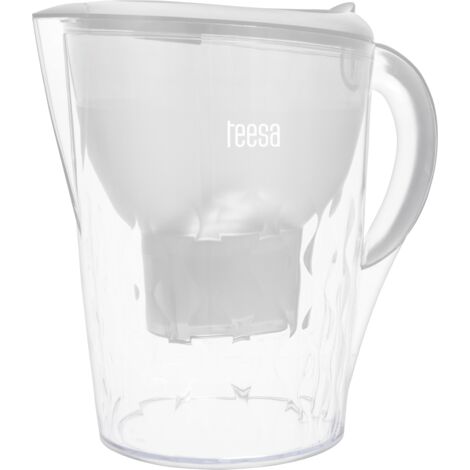 Carafe filtrante Teesa blanche 3,5 L + 1 filtre