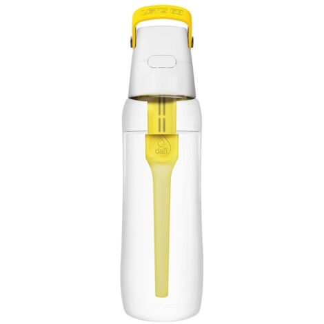 Gourde Dafi Solid avec filtre, jaune, 0,7 l, en Tritan (1/3)