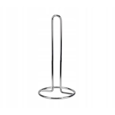 Porte-rouleau de papier essuie-tout, acier inoxydable chromé, 31 cm (1/3)