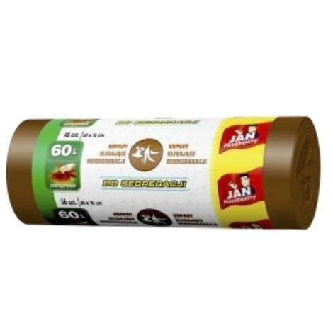 Jan Niezbędny Sacs poubelles bio 60l - 16 pièces