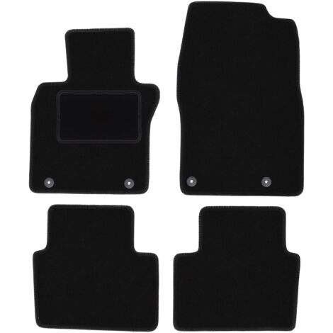 Tapis de sol en velours noir pour : Mazda CX30 / CX-30 crossover (2019-) (1/5)