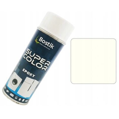 Peinture époxy en aérosol 0,4 l blanche – Antirouille pour métal – Application facile sur surfaces émaillées – Longue durée de conservation