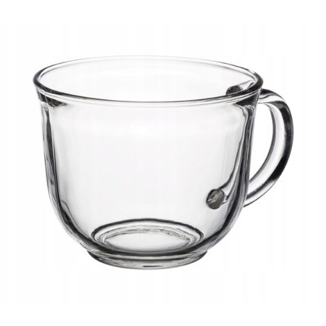 Verre à thé avec anse, verre épais, 480 ml, Leo (1/3)