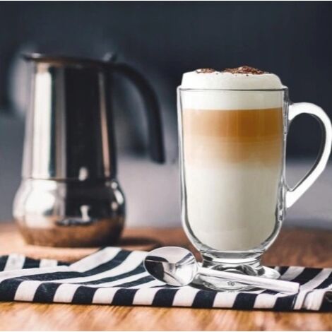 Mug en verre sur pied Verona 310 ml (1/2)