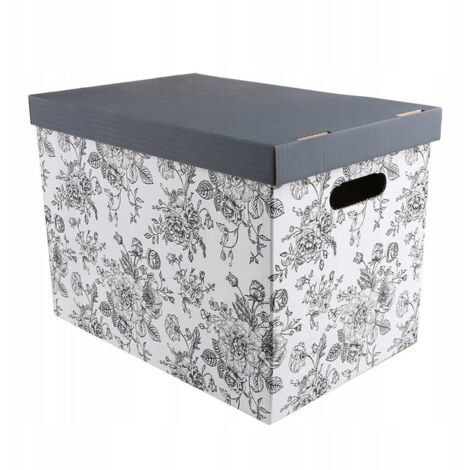 Boîte de rangement décorative écologique 45 x 31 x 32 cm (1/4)