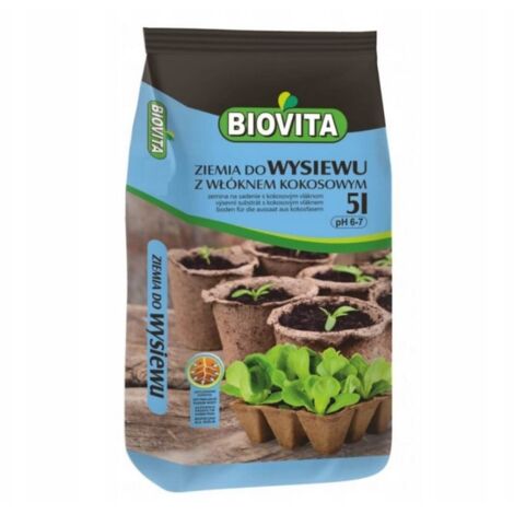 Lit de semences en terreau avec fibres de coco 5 l