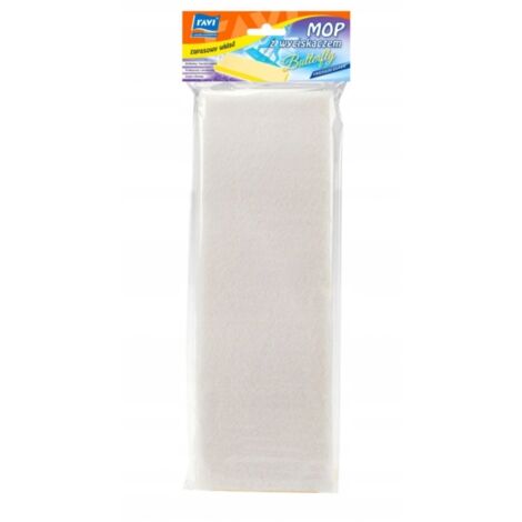 Insert de rechange pour balai plat avec essoreuse, éponge papillon en microfibre douce et absorbante (1/2)