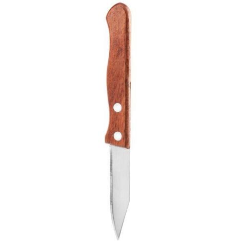 Couteau de cuisine pour éplucher les légumes GREGOR bois 6,5 cm