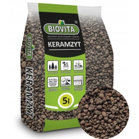 Keramzyt Drenant - 5L - 4-8mm - Écologique - Idéal pour Plantes et Décoration