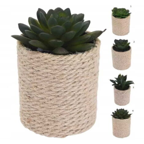 Plante artificielle décorative en pot 8x14 cm (1/2)