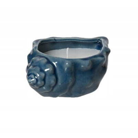 Bougie parfumée au citron dans un récipient en porcelaine, cire décorative 13,4 x 5 cm (1/3)