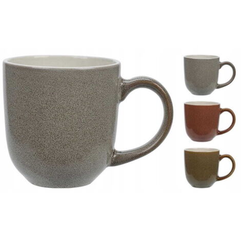 Mug en grès de 350 ml à motif moucheté (1/2)