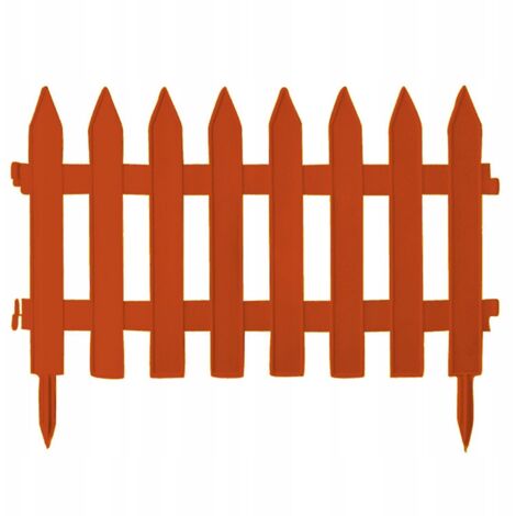 Bordure de jardin en terakota 3,2m – Résistante au froid – Facile à assembler – Pour délimiter pelouse et espaces verts (1/4)