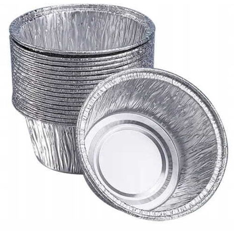 Moules à cupcakes et muffins en aluminium, 12 pièces