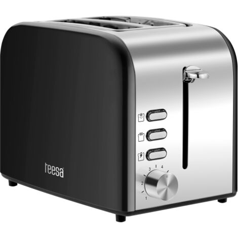 Grille-pain Teesa 850 W, 2 toasts, 6 niveaux de cuisson, plateau (1/5)