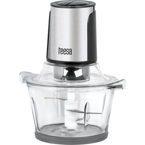 Hachoir à fruits et légumes avec bol en verre, 400 W, puissant, Teesa (1/5)