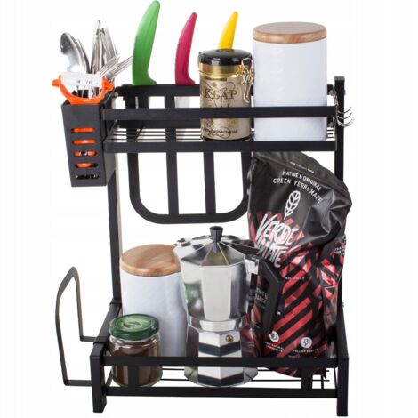 Étagère de rangement sur pied pour cuisine - 2 étages (1/5)