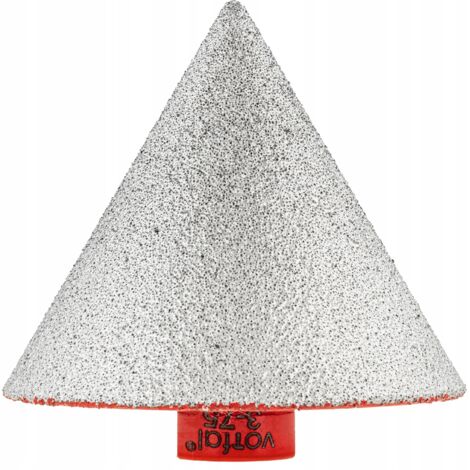 Fraise conique diamant 3-75 mm M14 pour grès, carreaux, émail, céramique (1/3)