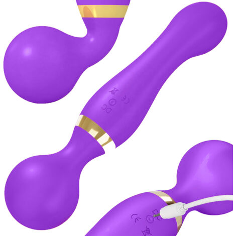 Massager corporel à boule violette (100) GABA