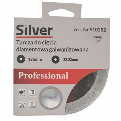 Disque diamant pour affûter les électrodes Widia 125 mm (1/2)
