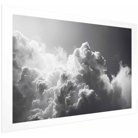 Affiche - Phénomène extraordinaire : Le soleil illumine les nuages sombres (1/4)