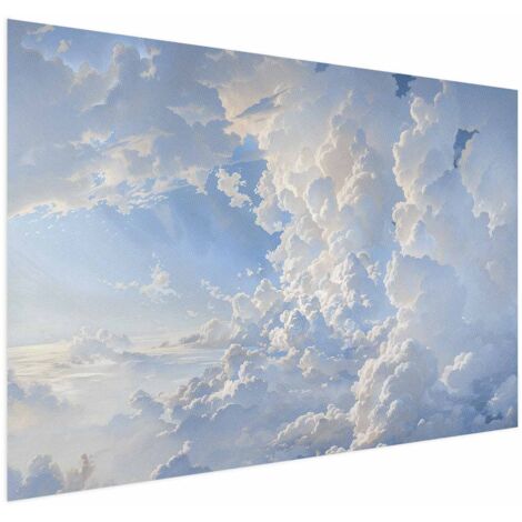 Affiche - Le soleil révèle les secrets des nuages : des images spectaculaires dans le ciel (1/4)