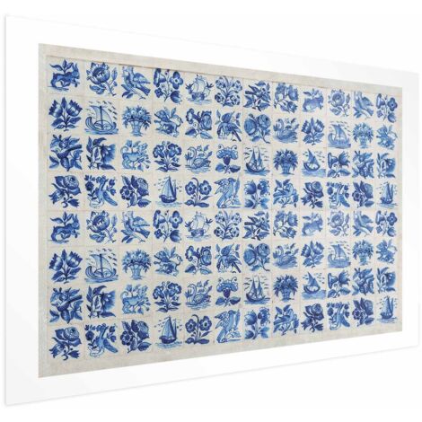 Affiche - Azulejos - carreaux de céramique traditionnels portugais (1/4)