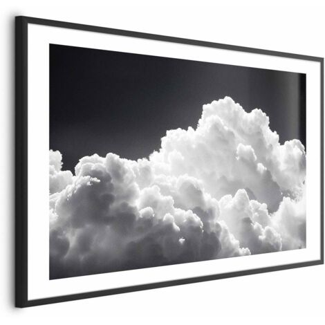 Affiche - Découvrez le jeu infini de la lumière du soleil, des nuages et des ombres dans le ciel. (1/4)