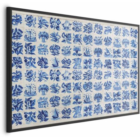 Affiche - Azulejos - carreaux de céramique traditionnels portugais (1/4)