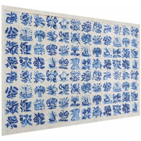 Affiche - Azulejos - carreaux de céramique traditionnels portugais (1/4)