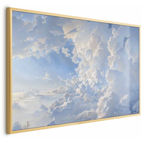 Affiche - Le soleil révèle les secrets des nuages : des images spectaculaires dans le ciel
