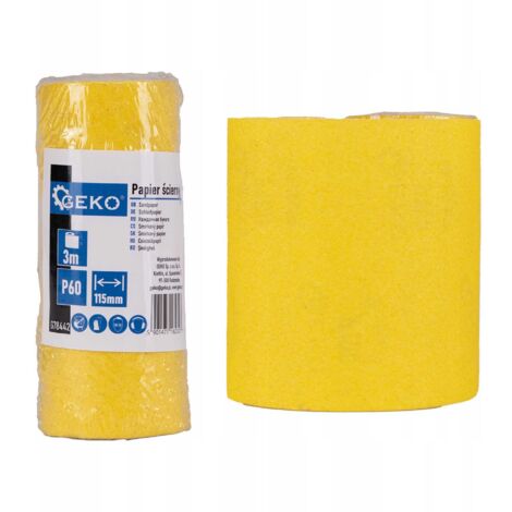 Papier de verre - rouleau 115 mm x 3 m P60 (100) (1/5)