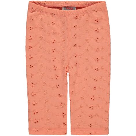 Leggings fille, corail, brodés, Kanz (1/3)