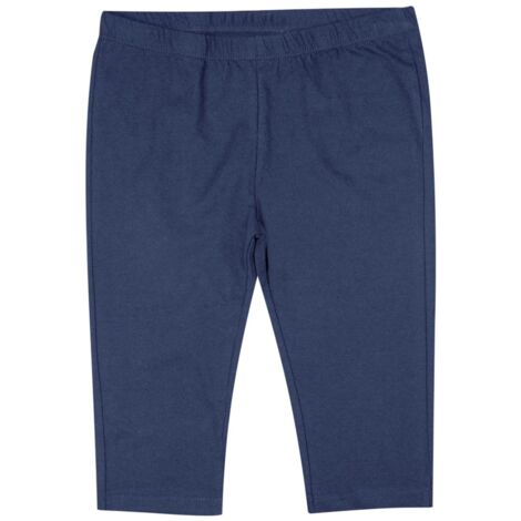 Legging fille en coton bleu marine Olimpias (1/2)