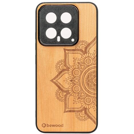 Étui en bois Bewood pour Xiaomi 14 MANDALA POMMIER (1/2)