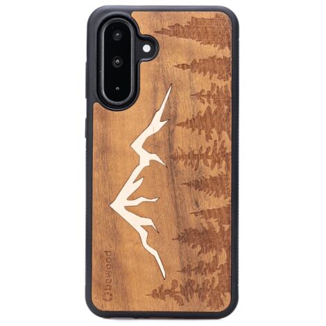 Coque en bois Bewood pour Samsung Galaxy A56 5G MOUNTAINS IMBUIA (1/5)