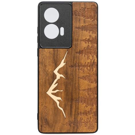 Étui en bois Bewood pour Motorola Edge 50 Fusion MOUNTAINS IMBUIA (1/2)