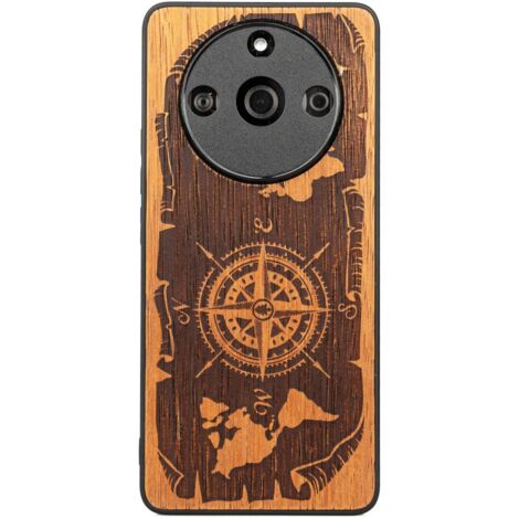 Étui en bois Bewood Realme 11 Pro 5G / 11 Pro Plus 5G WIND ROSE MERBAU (1/5)