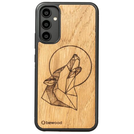 Coque en bois Bewood pour Samsung Galaxy A34 5G, motif chêne loup (1/4)