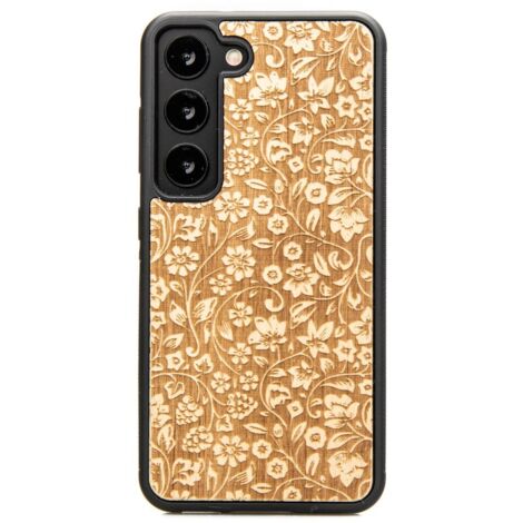 Coque en bois Bewood pour Samsung Galaxy S23 WILD FLOWERS ANIEGRE (1/4)