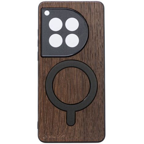 Étui en bois Bewood pour OnePlus 12 (chêne fumé) avec MagSafe (1/2)